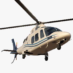 3D model Agusta AW109S Grand Blue